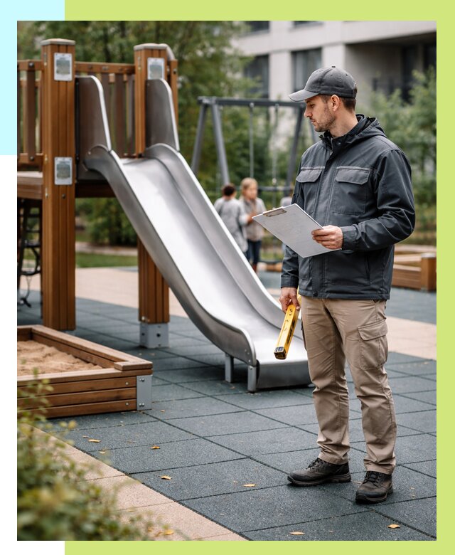 Сертификация детских площадок в Дзержинске от 25418 р. | Алешин-Дзр