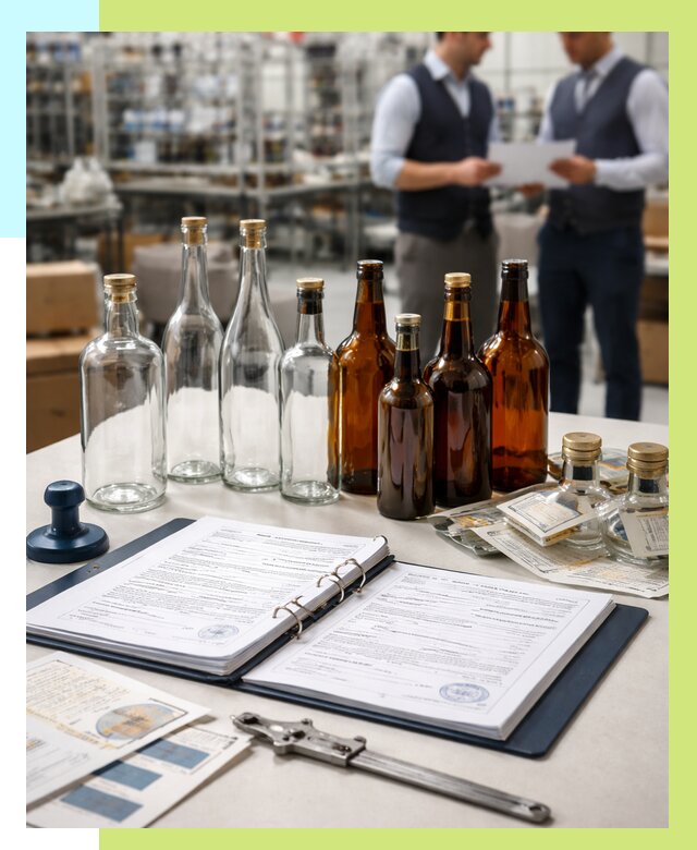Сертификация стеклянных бутылок в Дзержинске от 25418 р. | Алешин-Дзр