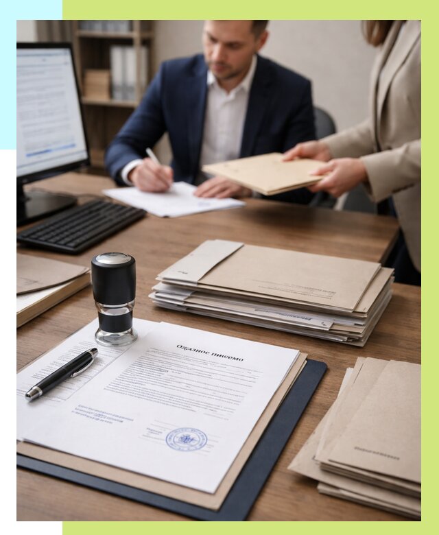 Отказное письмо для таможни в Дзержинске от 3050 р, Алешин-Дзр