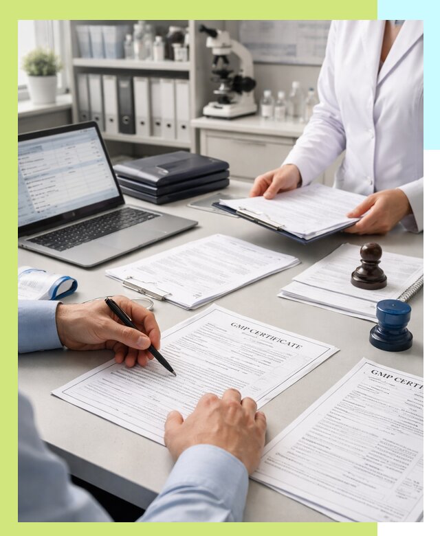 Оформление сертификата GMP в Дзержинске для фармпроизводства