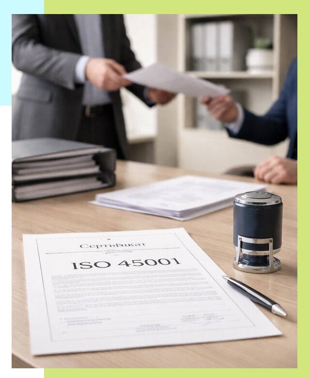 Сертификат ISO 45001 в Дзержинске под ключ от 45752 р. | Алешин-Дзр
