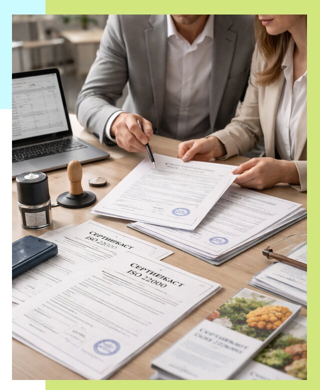 Сертификат ISO 22000 в Дзержинске от 40668 р. под ключ | Алешин-Дзр