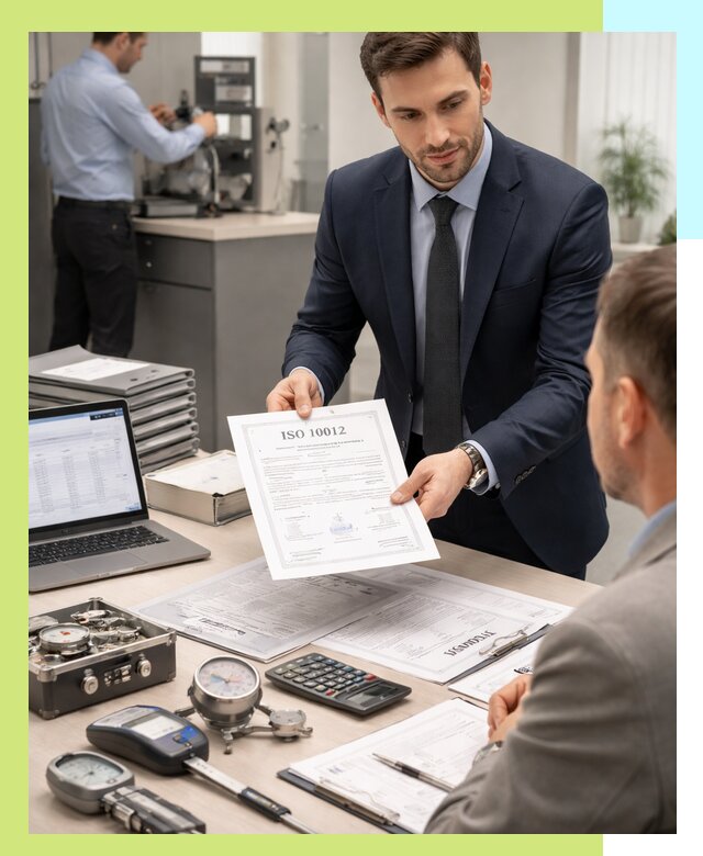 Выдача сертификата ISO 10012 по требованиям метрологии в Дзержинске